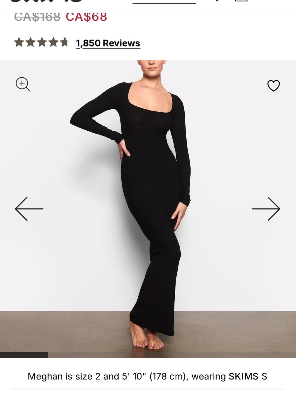 Skims Long Sleeve Dress